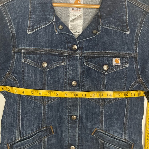 Carhartt Women's Classic Indigo Jean Jacket, Medium, Perfect condition! - Picture 9 of 9